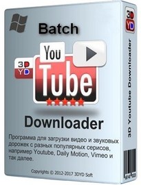3D Youtube Downloader - Batch 2.16.2 RePack (& Portable) by elchupacabra